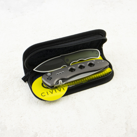 Нож CIVIVI Hyperpulse, Satin, 14C28N, Aluminum Gray Handle, C23087A-3 Нож CIVIVI Hyperpulse, Satin, 14C28N, Aluminum Gray Handle, C23087A-3