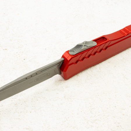 Нож Microtech Cypher II, Apocalyptic, M390MK, Aluminum Red, 1241-10 APRD Нож Microtech Cypher II, Apocalyptic, M390MK, Aluminum Red, 1241-10 APRD