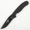 Нож Ontario Rat 2, AUS-8, Black, Black Nylon, 8861BP Нож Ontario Rat 2, AUS-8, Black, Black Nylon, 8861BP