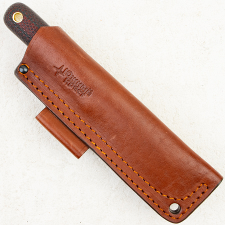 Нож Южный Крест Кефарт mini, VG10, Конвекс, Микарта Красно-Черная, Насечка