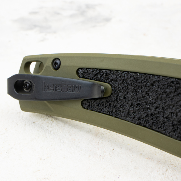 Нож Kershaw Auto Launch 16, CPM M4, Aluminum Black/Olive Handle, KS7105OLBLK