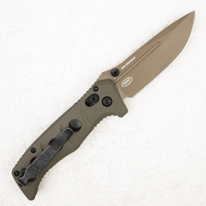 Нож Benchmade MINI ADAMAS, CPM CruWear, G10 Olive, 273FE-2 Нож Benchmade MINI ADAMAS, CPM CruWear, G10 Olive, 273FE-2