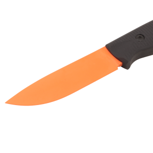Нож HOT Knife Hoot, Cerakote Orange, D2, G10 Black Handle, Kydex