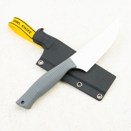 Нож OWL Пчак S F, Elmax Cryo, G10 Gray, Kydex