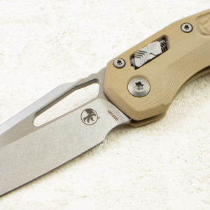 Нож Microtech MSI, Stonewash, M390, G10 Frag Tan, 210-10 Нож Microtech MSI, Stonewash, M390, G10 Frag Tan, 210-10