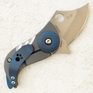 Нож Spyderco Pochi, CPM S45VN, Titanium, C256TIP - складной туристические ножи из стали Нож Spyderco Pochi, CPM S45VN, Titanium, C256TIP - складной туристические ножи из стали