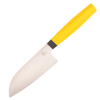 Нож мини Сантоку OWL SA110, N690 Cryo, G10 Yellow Handle