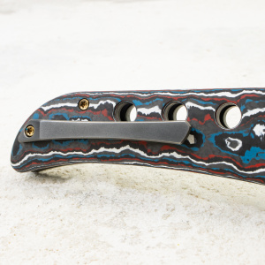 Нож WE Knife WE-Guthrie, Polished Gray, CPM 20CV, Titanium/FatCarbon Fiber Inlay Handle, WE23072B-3 Нож WE Knife WE-Guthrie, Polished Gray, CPM 20CV, Titanium/FatCarbon Fiber Inlay Handle, WE23072B-3