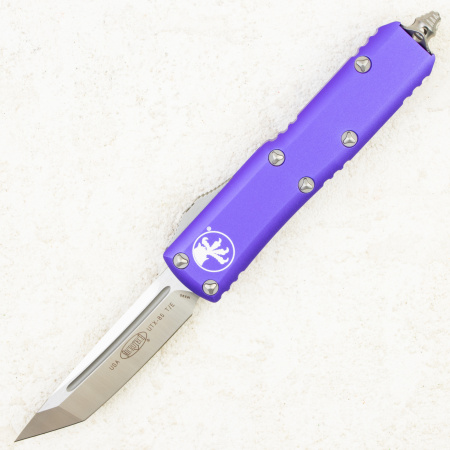 Нож Microtech UTX-85 Tanto, Satin, M390, Aluminium Purple, 233-4 PU