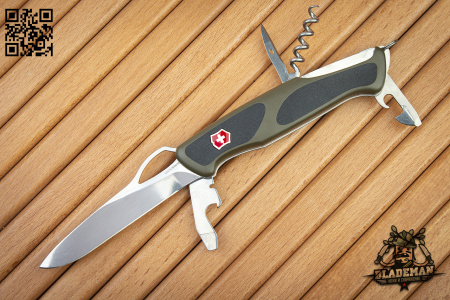 Нож перочинный Victorinox RangerGrip 61 Green/Black - купить в интернет-магазине Blademan
