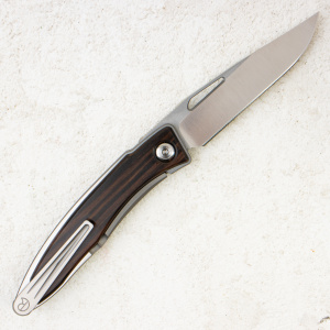 Нож Chris Reeve Mnandi Macassar Ebony Inlay, CPM S45VN, Titanium/ Macassar Ebony, MNA-1016 Нож Chris Reeve Mnandi Macassar Ebony Inlay, CPM S45VN, Titanium/ Macassar Ebony, MNA-1016