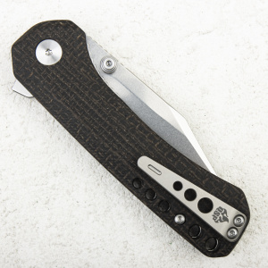Нож QSP Kestrel, 14C28N, Micarta Dark Brown - складной туристические ножи из стали Нож QSP Kestrel, 14C28N, Micarta Dark Brown - складной туристические ножи из стали