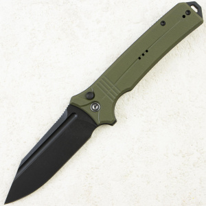 Нож CIVIVI Neurohaptic, Black Stonewashed Nitro-V, G10 Green Handle, C23080-3