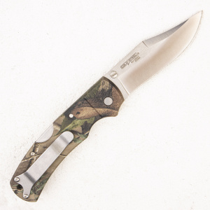 Нож Cold Steel Double Safe Hunter, 8Cr13MoV, GFN Camouflage - складной туристические ножи из стали Нож Cold Steel Double Safe Hunter, 8Cr13MoV, GFN Camouflage - складной туристические ножи из стали