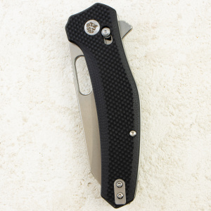 Нож QSP Emu, Stonewashed 14C28N, Coarse G10 Black, QS164-C1 Нож QSP Emu, Stonewashed 14C28N, Coarse G10 Black, QS164-C1