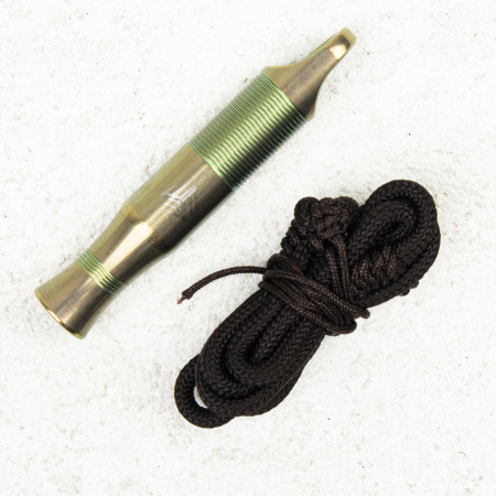 Свисток WE Knife Whistle A-05P, Titanium Green - купить в интернет-магазине Blademan