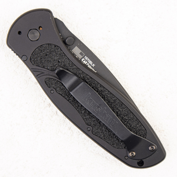 Нож Kershaw Blur, 14C28N Sandvik, Full Black - складной туристические ножи из стали