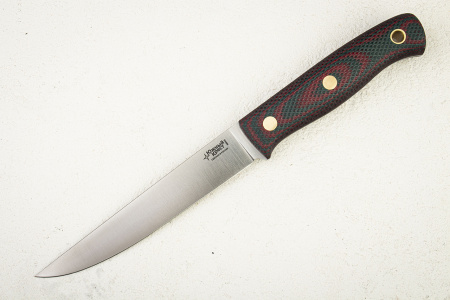 Нож Южный Крест Рыбацкий L, N690, Микарта Зелено-красная - купить в интернет-магазине Blademan
