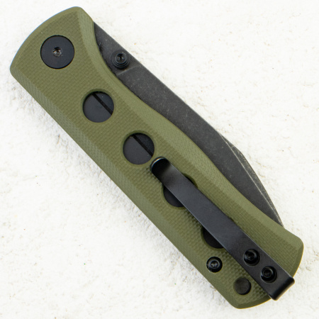 Нож QSP Canary Folder, 14C28N, Olive G10 Handle, QS150-F2