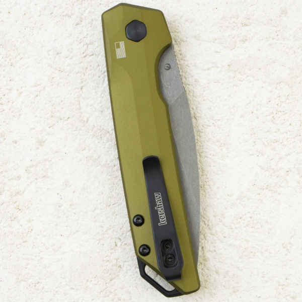 Нож Kershaw Launch Iridium, MagnaCut, Aluminum Olive Handle, 7038OL