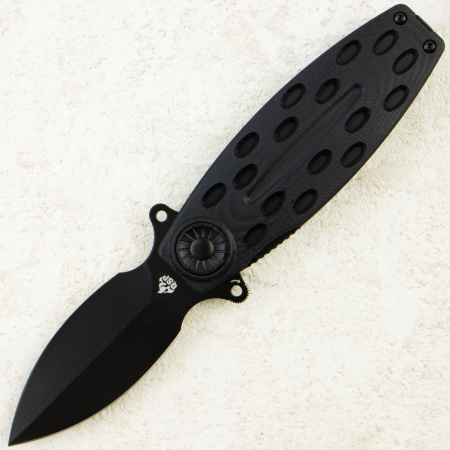Нож QSP Beetle, Black 14C28N, G10 Black, QS162-B