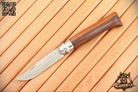 Нож Opinel №8, Нержавеющая сталь, Орех, Коробка - купить в интернет-магазине Blademan