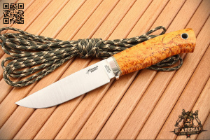 Южный Крест - Гризли, Карельская береза Янтарь, M390 - купить в интернет-магазине Blademan