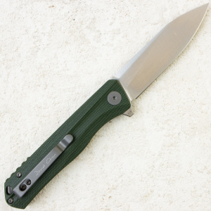Нож Petrified Fish Forward, D2, Satin, Micarta Green Handle, PF818GRMS Нож Petrified Fish Forward, D2, Satin, Micarta Green Handle, PF818GRMS