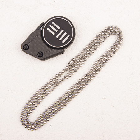 Нож шейный WE Knife Quark, M390, Titanium, Silver - купить в интернет-магазине Blademan