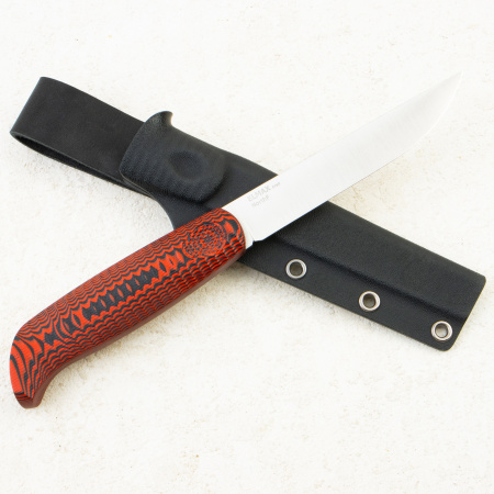 Нож OWL North F Грибок, Elmax Cryo, G10 Black/Red, Kydex