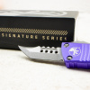 Нож Microtech Mini Troodon Hellhound, Apocalyptic, M390, Aluminum Purple, 819-10, (Signature Series) Нож Microtech Mini Troodon Hellhound, Apocalyptic, M390, Aluminum Purple, 819-10, (Signature Series)