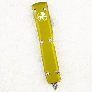 Нож Microtech Ultratech, Stonewash, M390, Aluminum Green, 121-10 OD