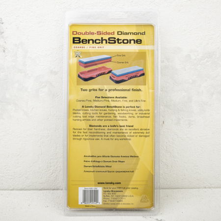 Точильный двусторонний алмазный камень Lansky BenchStone Coarse/Fine #DB-1260 Точильный двусторонний алмазный камень Lansky BenchStone Coarse/Fine #DB-1260 - купить в интернет-магазине Blademan