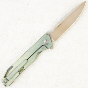 Mr.Blade Keeper, M390 Satin, Titanium Green Mr.Blade Keeper, M390 Satin, Titanium Green