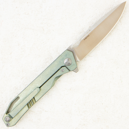 Mr.Blade Keeper, M390 Satin, Titanium Green Mr.Blade Keeper, M390 Satin, Titanium Green