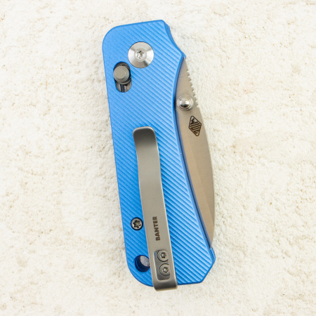 Нож CIVIVI Baby Banter 2, Satin Nitro-V, Aluminum Blue Handle, C23074-1