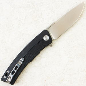 Нож Petrified Fish Magazine, Satin, D2, G10 Black Handle, PFP02D Нож Petrified Fish Magazine, Satin, D2, G10 Black Handle, PFP02D