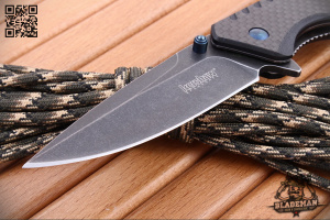 Нож Kershaw Halogen, Blackwash, Carbon - купить в интернет-магазине Blademan