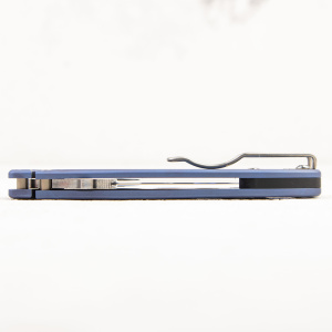 Нож Spyderco PITS, N690CO, Titanium Blue - складной туристические ножи из стали Нож Spyderco PITS, N690CO, Titanium Blue - складной туристические ножи из стали
