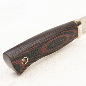 Нож Южный Крест Компаньон Эксперт, ELMAX, Микарта красно-черная, Насечка - купить в интернет-магазине Blademan