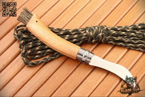 Нож грибника Opinel №8, Нержавеющая сталь, Бук, Блистер - складной туристические ножи из стали