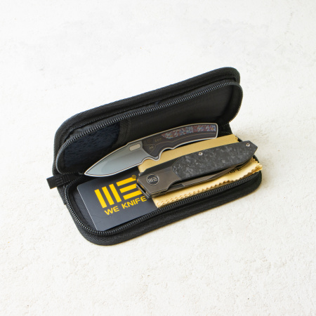 Нож WE Knife Brr15, Polished Gray, M390, Gray Titanium/ Shredded Carbon Fiber Handle, WE24007-3 Нож WE Knife Brr15, Polished Gray, M390, Gray Titanium/ Shredded Carbon Fiber Handle, WE24007-3