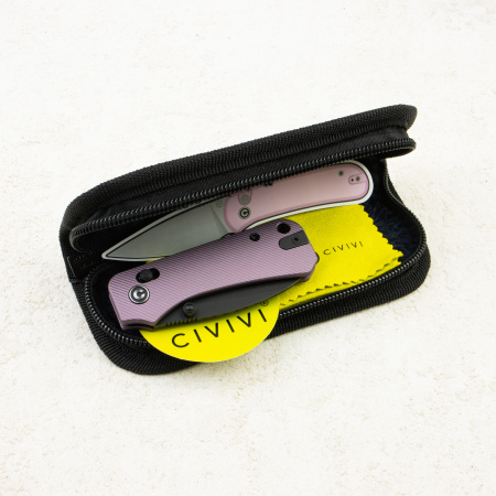 Нож CIVIVI Baby Banter 2, Black Stonewashed Nitro-V, Aluminum Purple Handle, C23074-2 Нож CIVIVI Baby Banter 2, Black Stonewashed Nitro-V, Aluminum Purple Handle, C23074-2