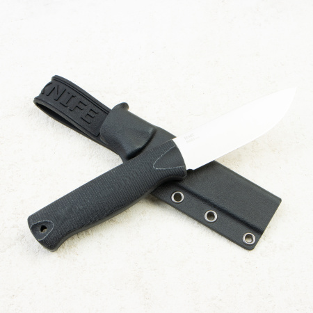 Нож OWL Hoot F, N690 Cryo, Micarta Black, Kydex