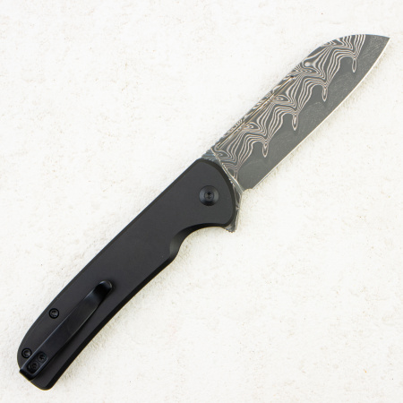 Нож CIVIVI Chevalier II Flipper & Button Lock, Damascus, Black Aluminum Handle, C20022B-DS1 Нож CIVIVI Chevalier II Flipper & Button Lock, Damascus, Black Aluminum Handle, C20022B-DS1