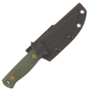 Нож HOT Knife Hoot, Cerakote Bronze, D2, Micarta Green Handle, Kydex