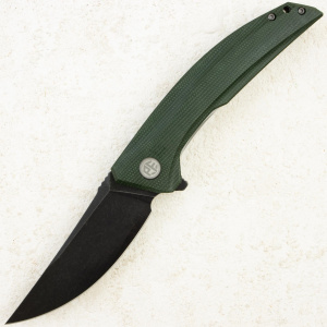 Нож Petrified Fish Deepsea, PVD Stonewashed, K110, Micarta Green Handle, PFP05GRMDW Нож Petrified Fish Deepsea, PVD Stonewashed, K110, Micarta Green Handle, PFP05GRMDW