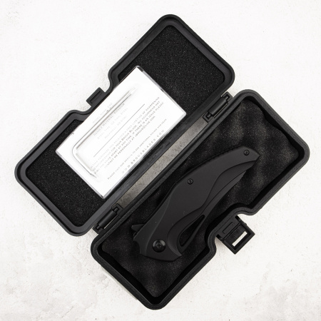 Нож Brous Blades Exo, D2 Blackout, Titanium Black, BRB92