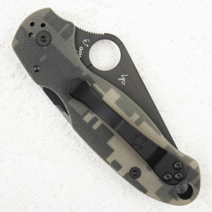 Spyderco Paramilitary 3, CPM S45VN Black, G10 Digital Camo, C223GPCMOBK Spyderco Paramilitary 3, CPM S45VN Black, G10 Digital Camo, C223GPCMOBK