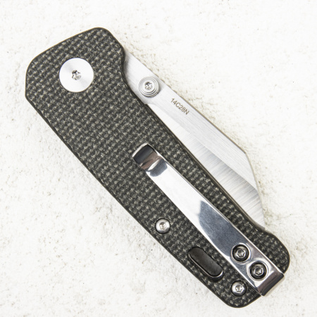 QSP Penguin MINI, 14C28N, Micarta Dark Brown QSP Penguin MINI, 14C28N, Micarta Dark Brown